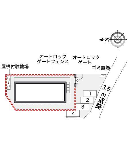 オールイン(39208)の駐車配置図