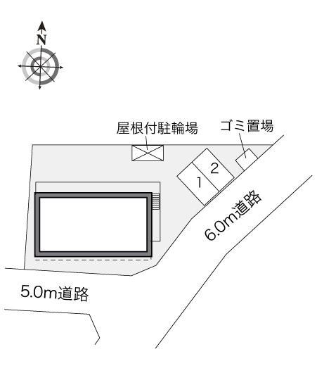 クヴェル(31596)の駐車配置図
