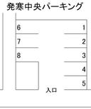 発寒中央パーキングの駐車場