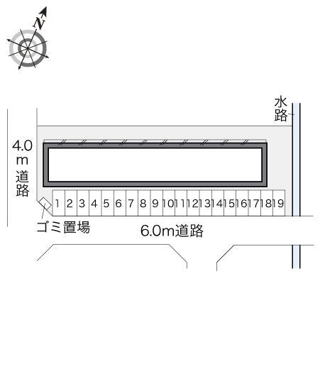 ティアラ(20794)の駐車配置図