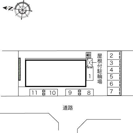 蒼空(45717)の駐車配置図