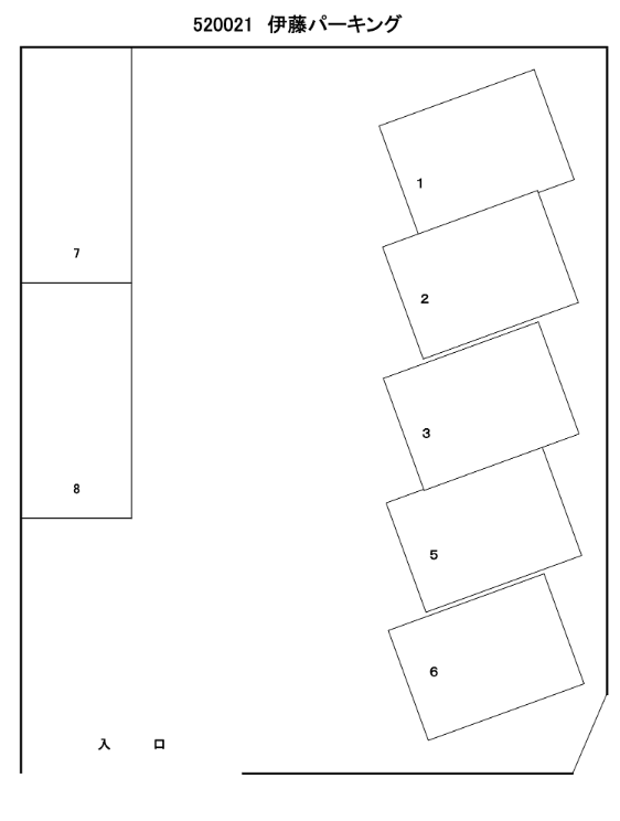 520021の駐車配置図