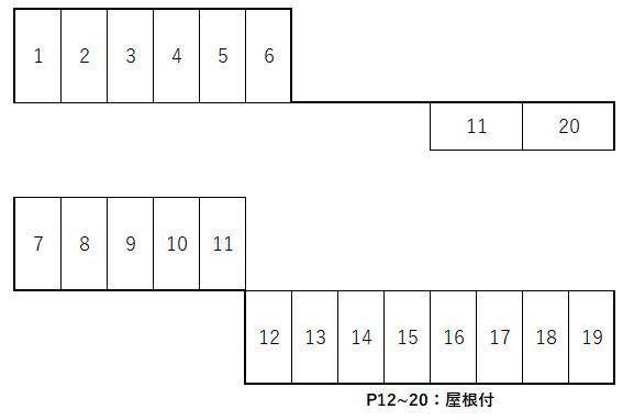 パーキングコロコロの駐車配置図