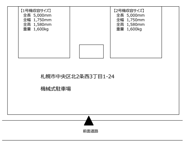DO PARK イシガキパーキングの駐車配置図
