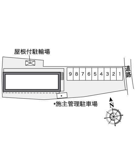 城山(30059)の駐車配置図