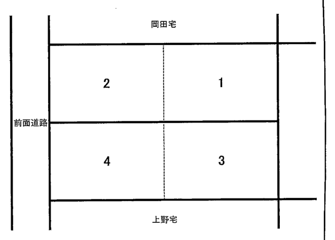 氷見市南大町駐車場の駐車配置図