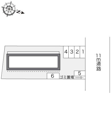 新開(10334)の駐車配置図