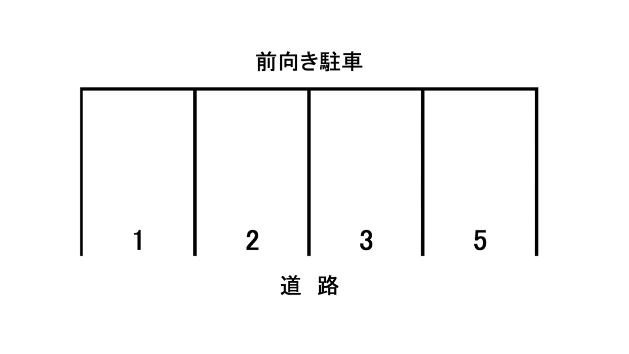 立中パーキングの駐車配置図