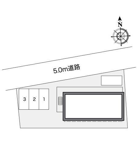 ＦＵＪＩ(26088)の駐車配置図