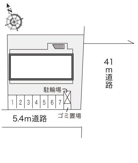 サンシャイン浜寺(22367)の駐車配置図