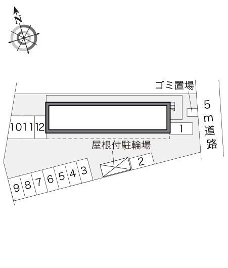 ＦｒｉｅｎｄｓⅠ(14406)の駐車配置図