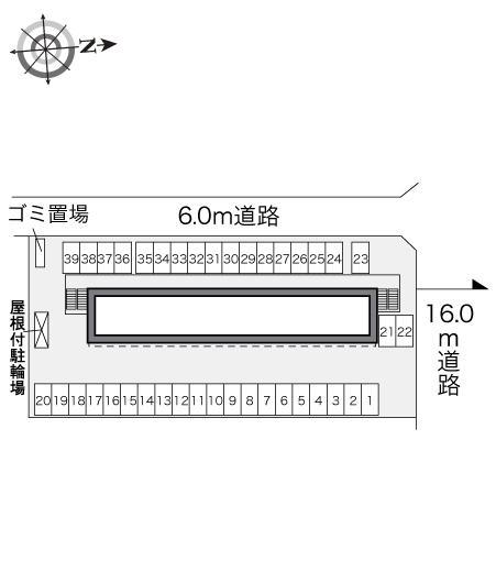 グランシャリオ(33272)の駐車配置図