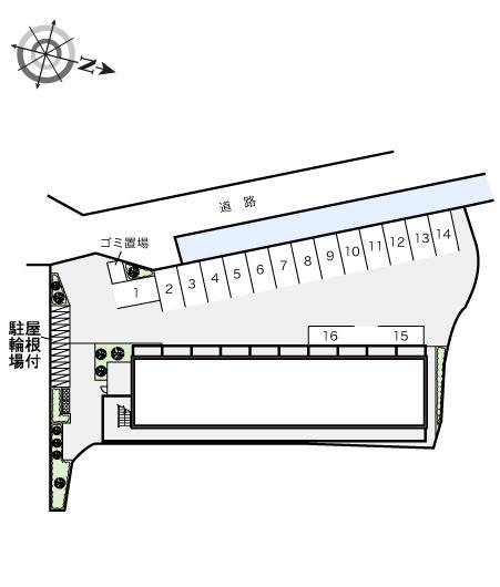 パルフェ(16563)の駐車配置図