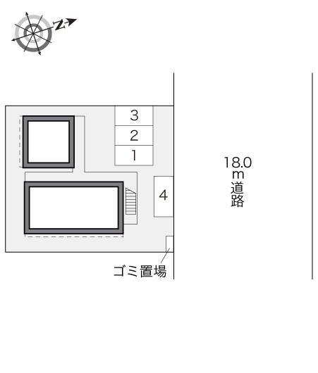スギノ(18823)の駐車配置図