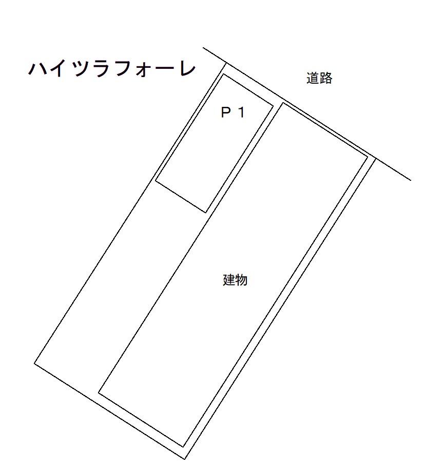 ハイツラフォーレの駐車配置図