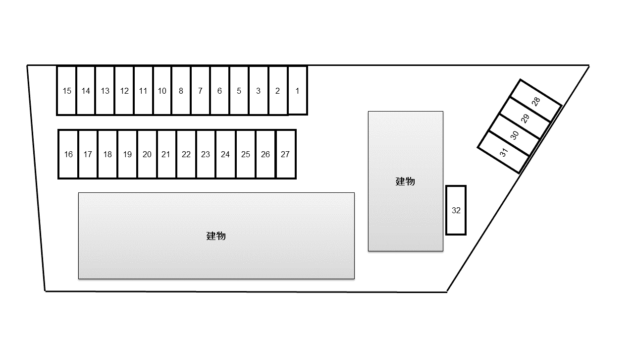 ａｌｃｙｏｎｅの駐車配置図