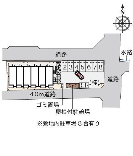 ミランダリアン万倍(57021)の駐車配置図