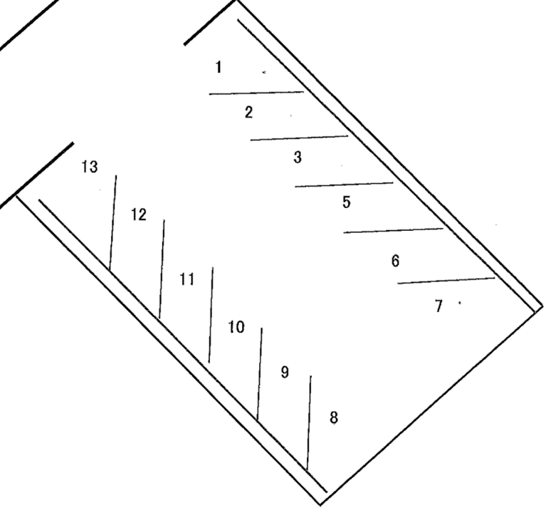 ＮＯ．５の駐車配置図
