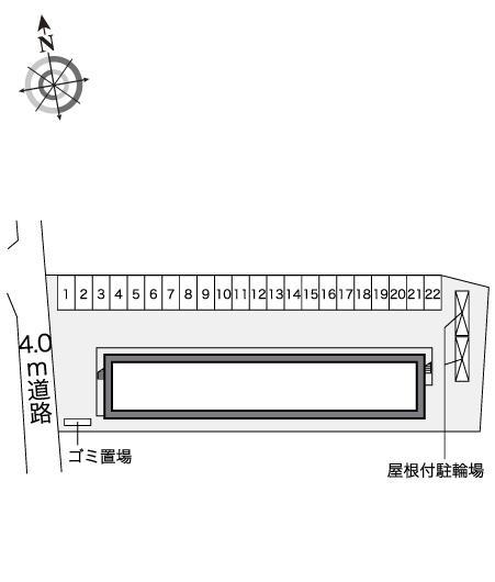 ソレーユ(41490)の駐車配置図