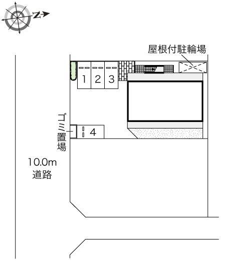 南金田(46854)の駐車配置図