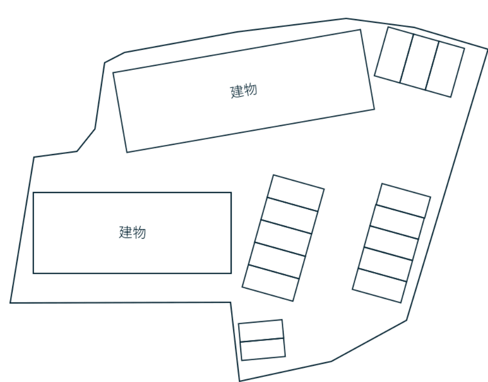 Ｌａ　Ｃｈｅｒ　Ａ・Ｂ別駐車場の駐車配置図