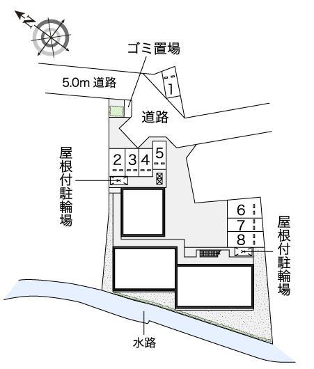 たんぽぽ(42236)　敷地外駐車場の駐車配置図