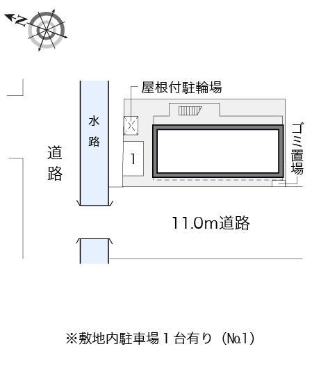 Ａヴィレッジ(18110)の駐車配置図