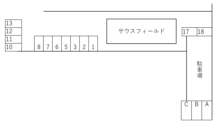 1141駐車場の駐車配置図