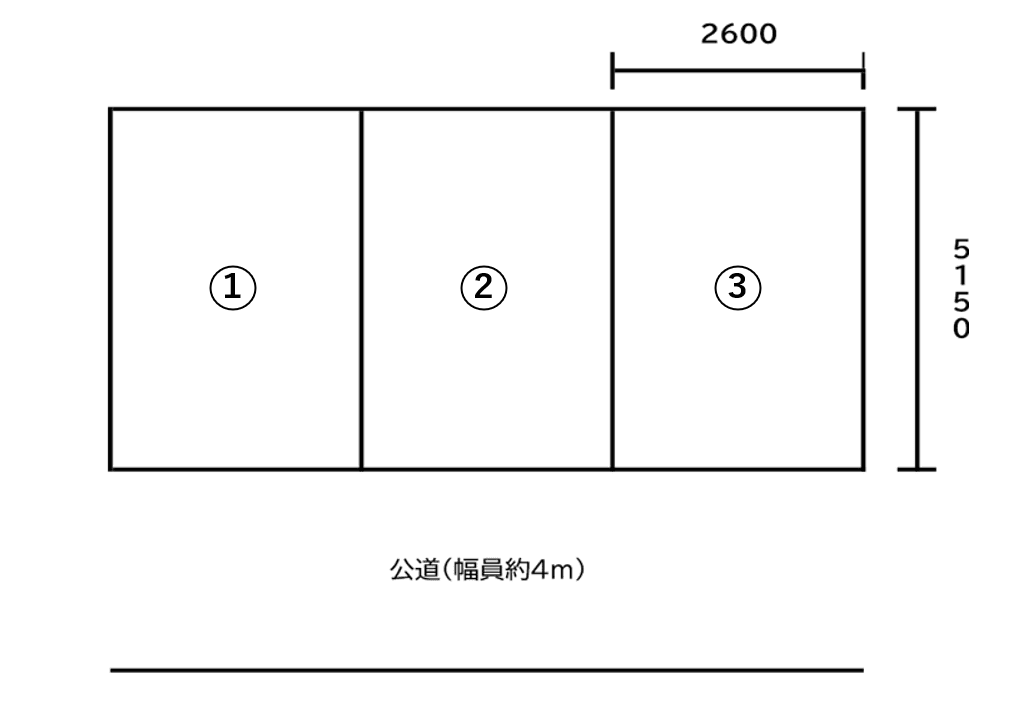 イワナミパーキングの駐車配置図