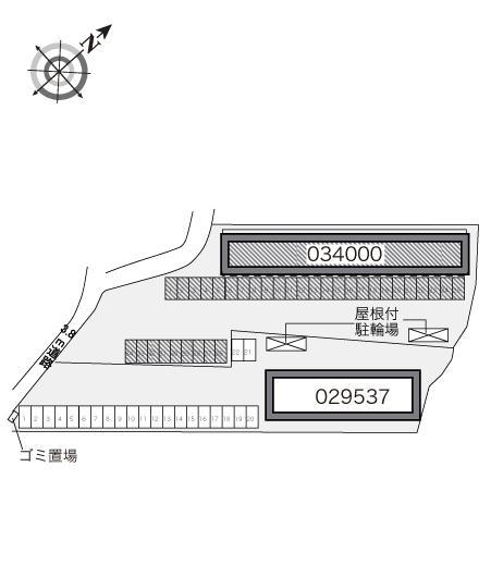 吉野町(34000)の駐車配置図