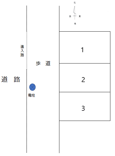 海老塚2丁目　第1駐車場の駐車配置図