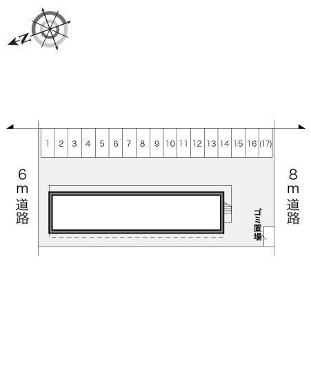 ＰＵＲＥ　ＳＡＴＯＨ(16647)の駐車配置図