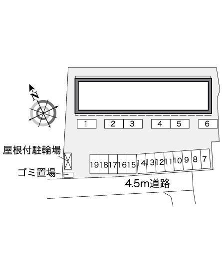 エンデバー(37175)の駐車配置図