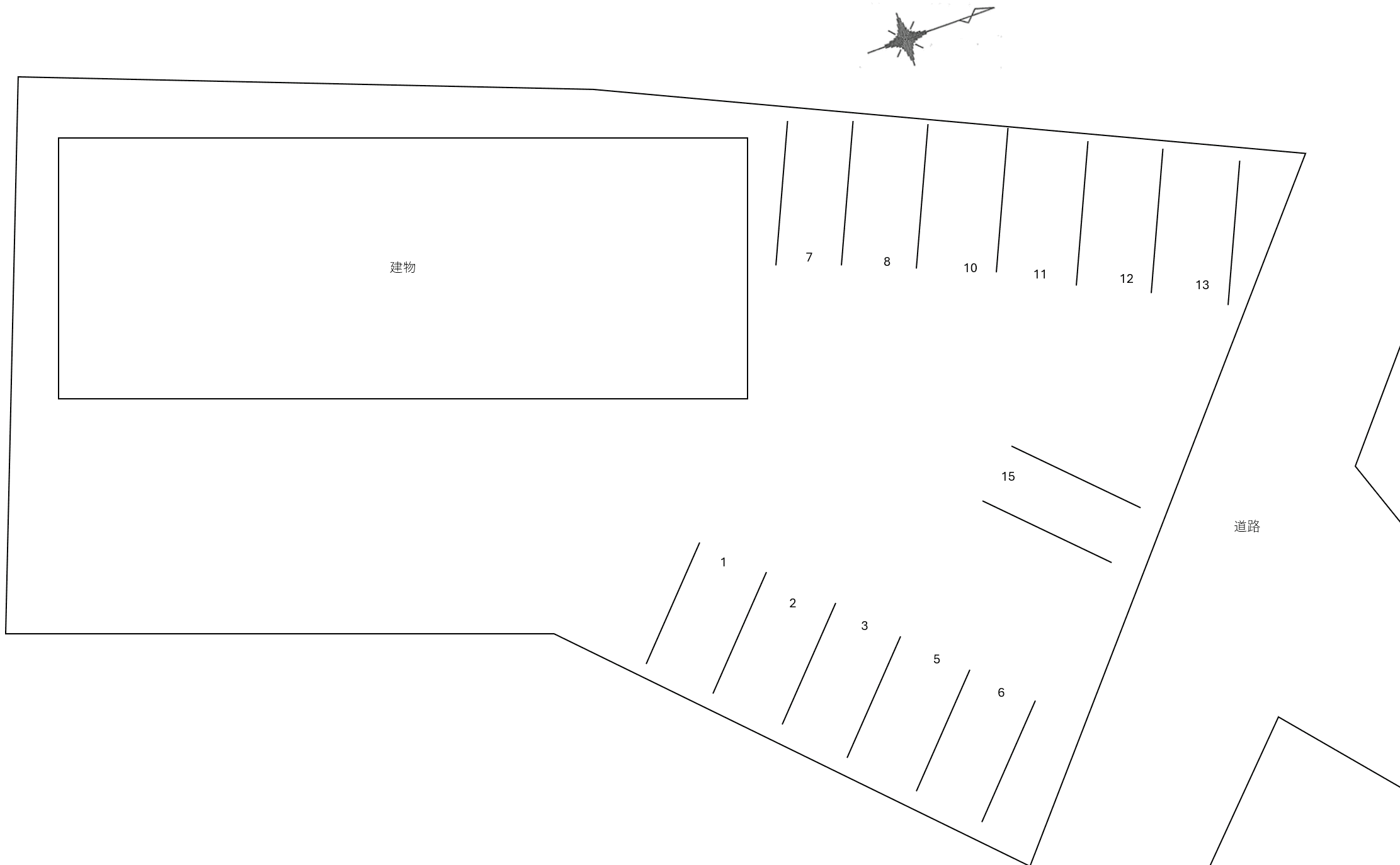 Ｔ’ｓ ｃｏｕｒｔ Ｔｓｕｋｕｂａの駐車配置図