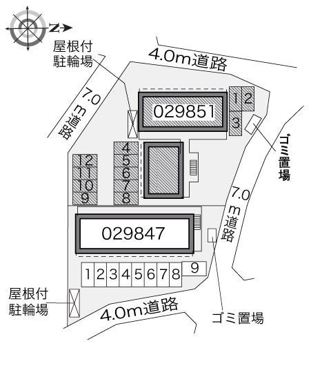 ＩＺＭ　Ⅱ(29851)の駐車配置図