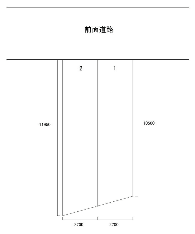 春日東町SN駐車場の駐車配置図