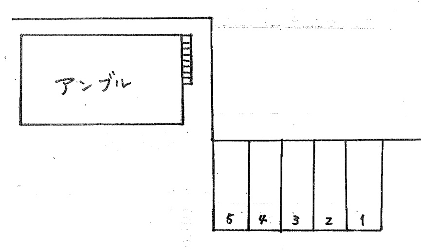 御幸駐車場の駐車配置図