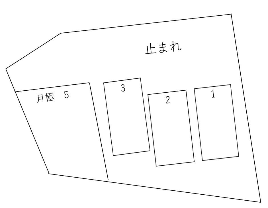 羽沢町1194-2の駐車配置図