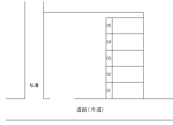 Ｍパーク田上10の駐車配置図