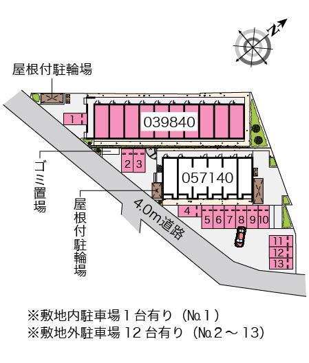 アークトゥルス(39840)の駐車配置図