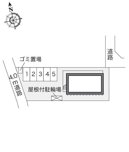 グリーンハイツユービー(24296)の駐車配置図