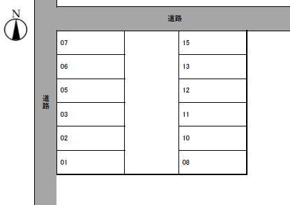 第２鈴木ﾊﾟｰｸの駐車配置図