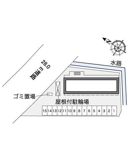 コンフォニティ(37375)の駐車配置図
