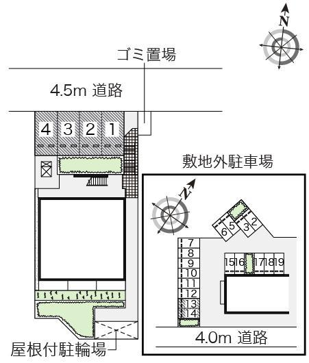 アルストロメリア(55463)の駐車配置図