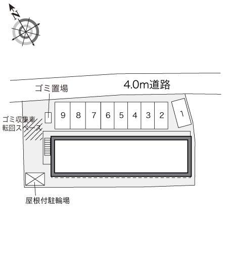 ボヌールメゾン(34072)の駐車配置図