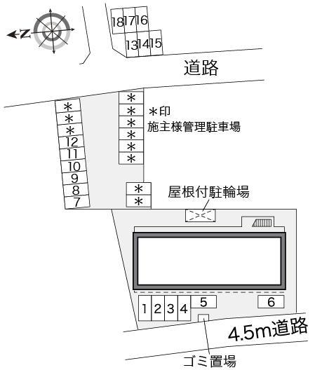 ＴｈｅＯⅡ(23507)の駐車配置図