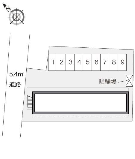 ｆｌｏｗｅｒ(21544)の駐車配置図