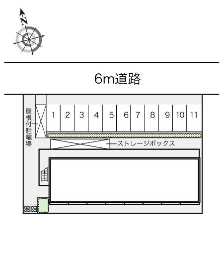翼(16026)の駐車配置図