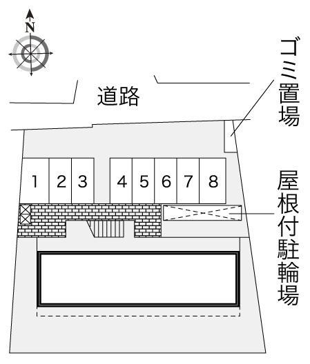 Ｓｏｕｔｈ　Ｖｉｌｌａｇｅ(13970)の駐車配置図