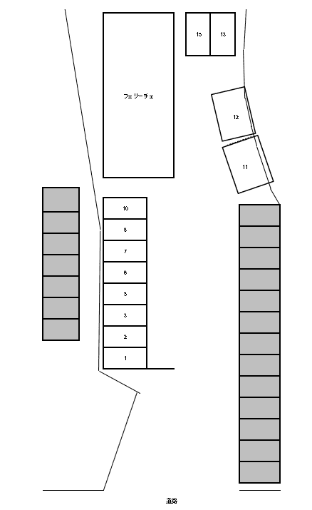 フェリーチェの駐車配置図